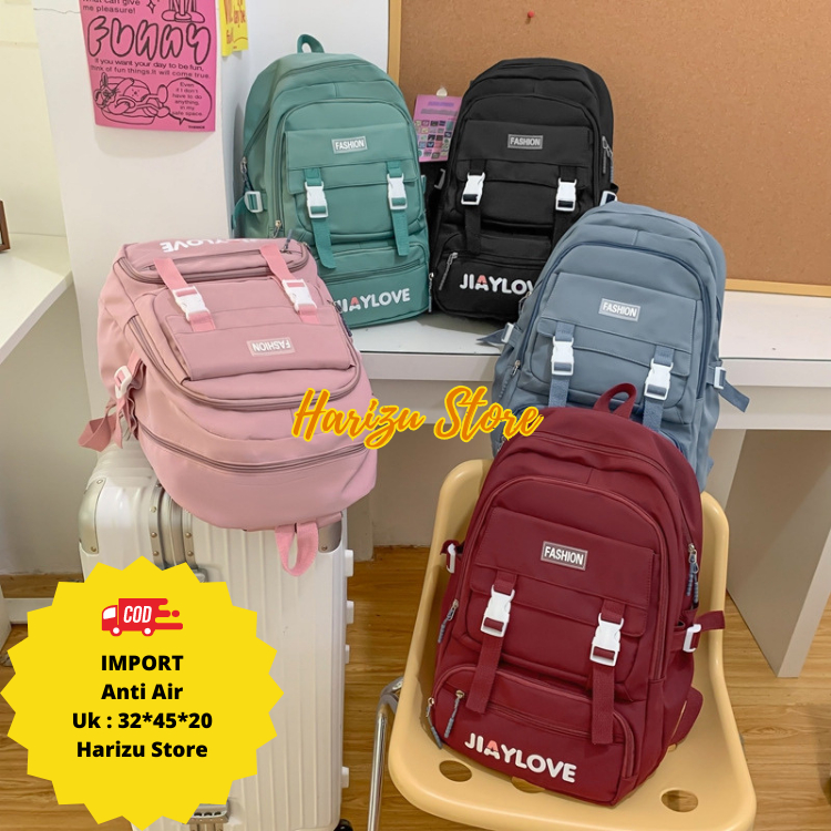Tas Ransel Sekolah Import SD SMP SMA Korea Style