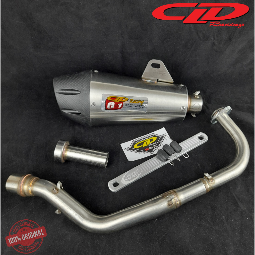 KNALPOT CLD TYPE C7 PIPA KECIL C7 PIPA BESAR VARIO 125 VARIO 150