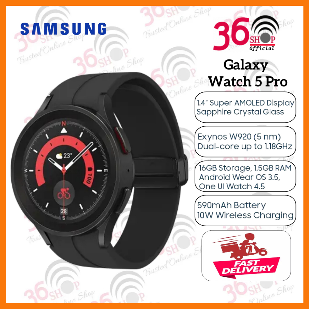 Samsung Galaxy Watch 5 Pro 45mm Smartwatch Bluetooth Original Garansi Resmi