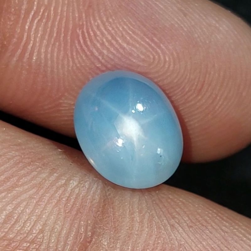 Natural Blue Star Sapphire Batu Permata Ceylon Srilanka