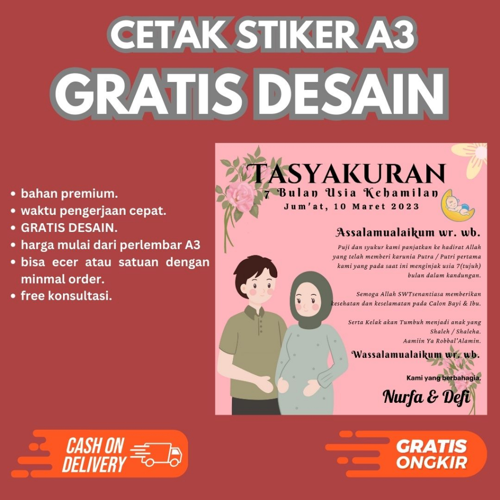 

Cetak Stiker Gratis desain