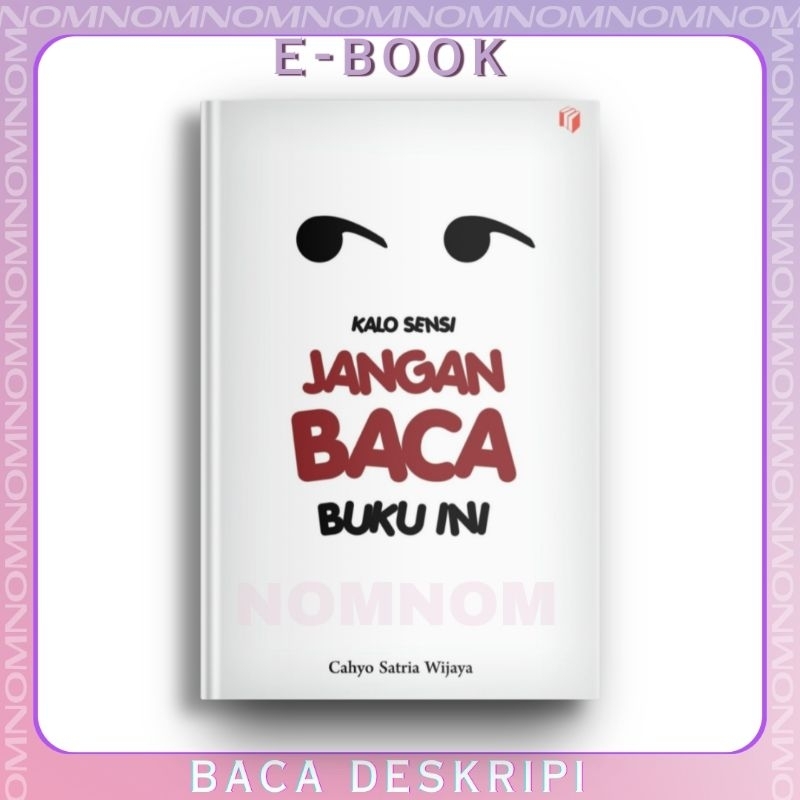 

[INDONESIA] Kalo Sensi 'JANGAN BACA' Buku Ini