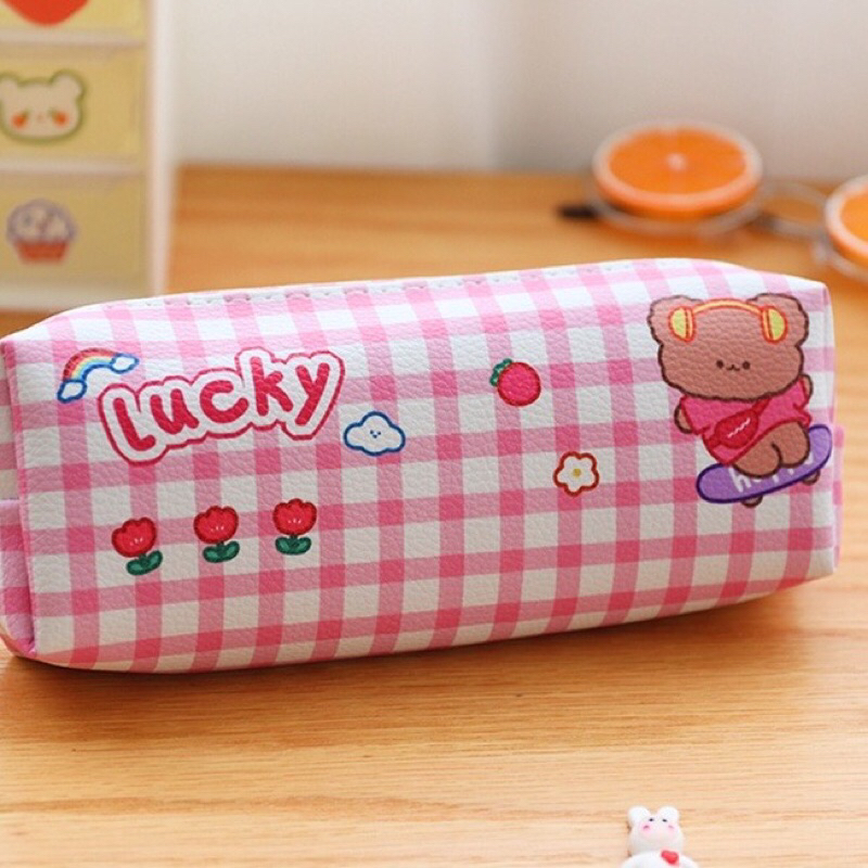 KOTAK PENSIL LUCU POUCH MAKEUP LUCU/PENCIL CASE TEMPAT PENSIL ALAT TULIS ANAK