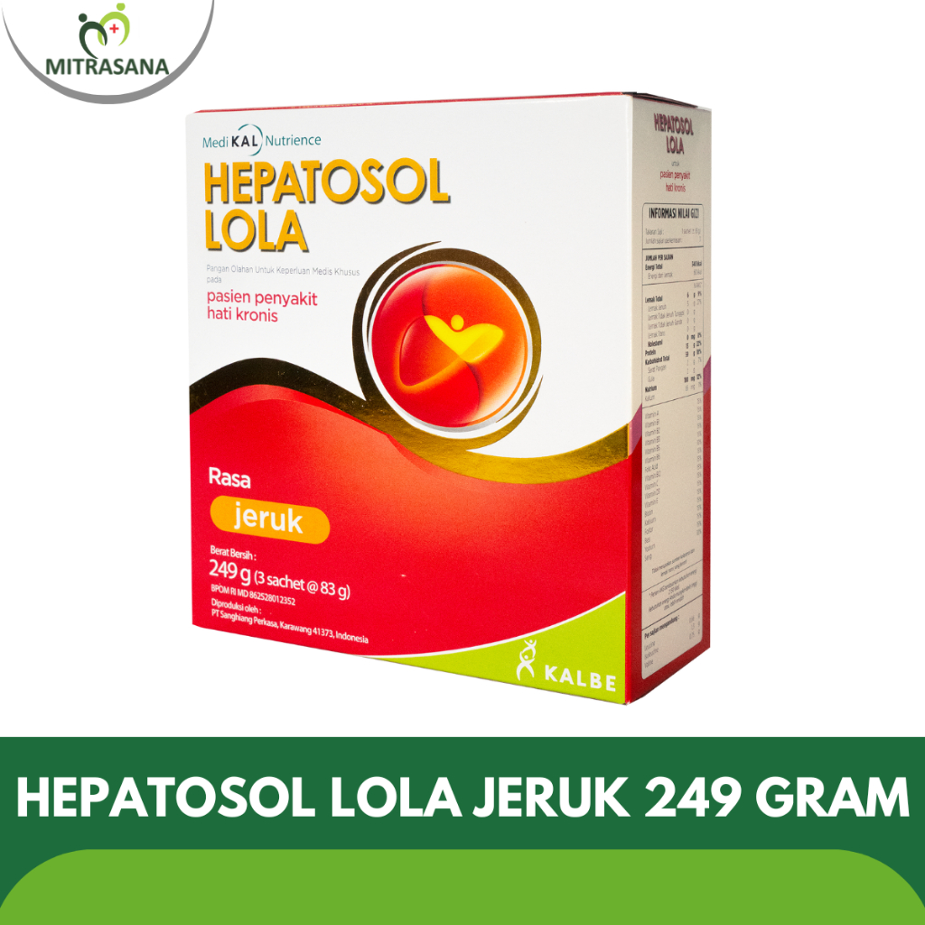 

Hepatosol LOLA - Nutrisi Kesehatan Hati Spesifik