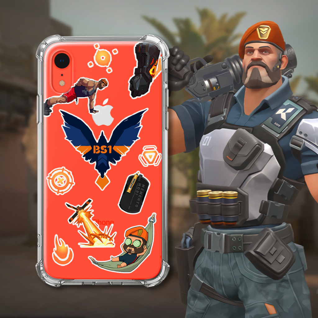 Brimstone Collage Case - Semua Merk & Tipe HP - VALORANT Premium Case