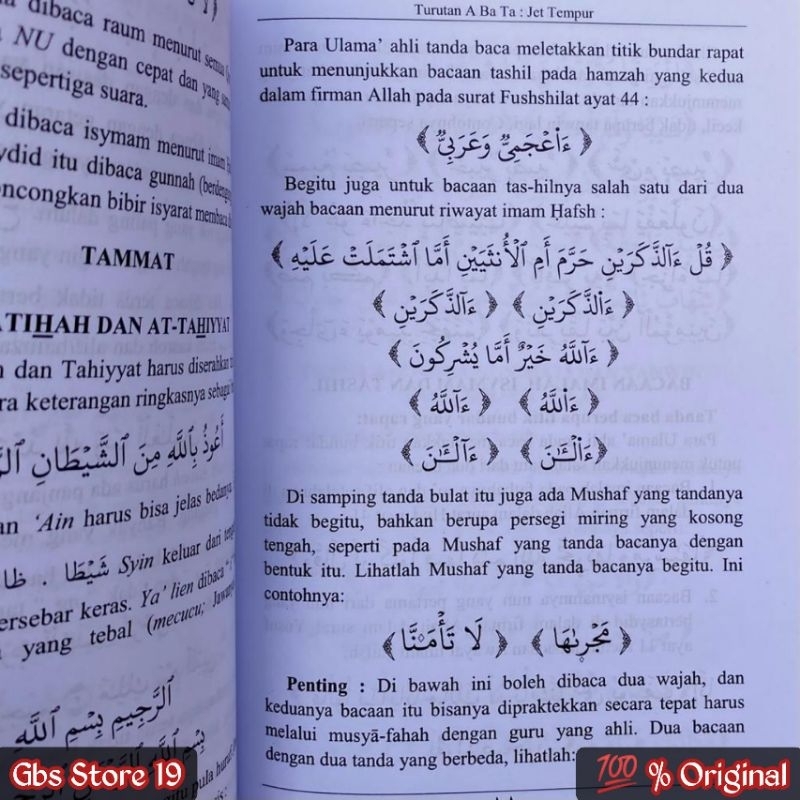 Buku Turutan A Ba Ta Jet Tempur Mmq Lirboyo Kediri