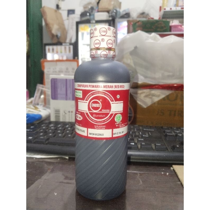 

Pewarna Cross Merah (Red Red)450ml