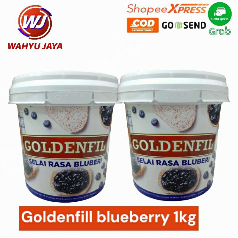 

goldenfill selai rasa blueberry1kg