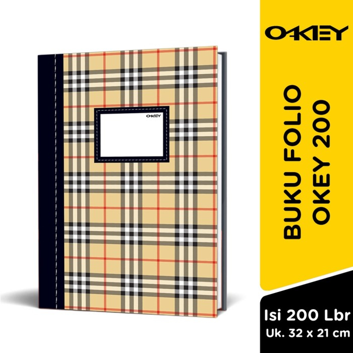 Buku Folio Hardcover OKEY 200 Lembar