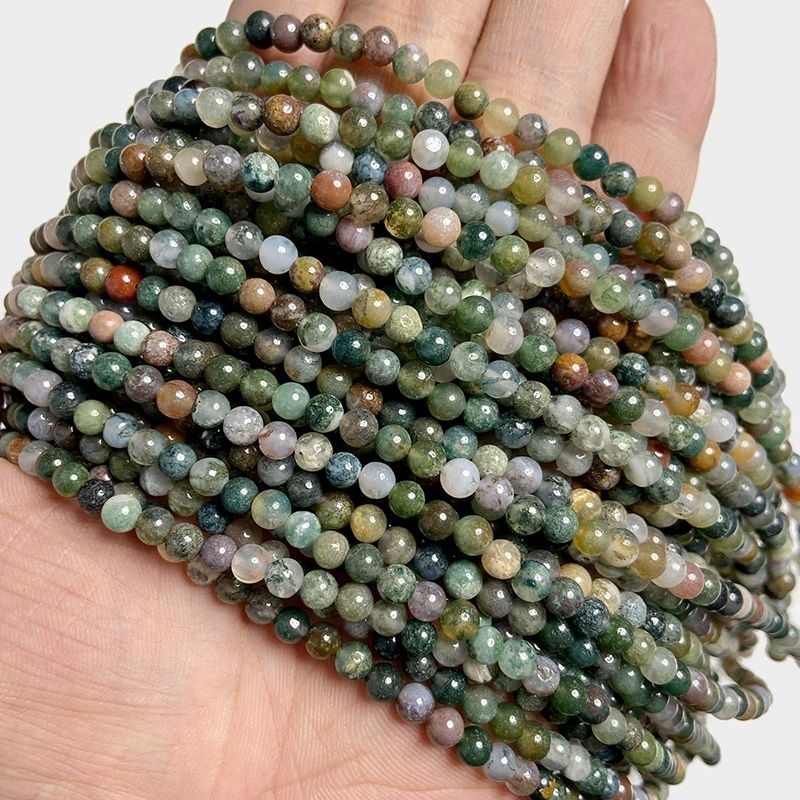 Batu Indian Agate 6mm Bulat