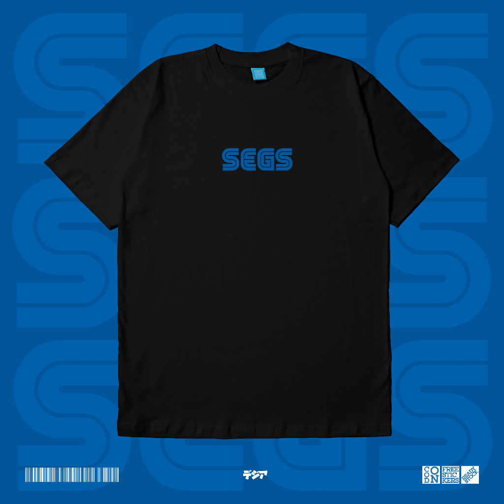 SEGS SEGA Kaos Meme Shitpost Game 90 Baju T-Shirt Jepang DJA Cloth