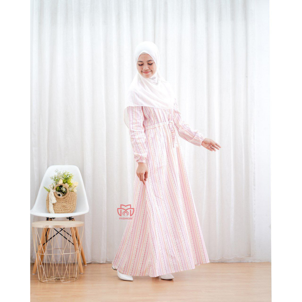 LILY DRESS gamis murah syar'i muslimah simpel kekinian BUSUI FRIENDLY BAHAN KATUN JEPANG mm fashion