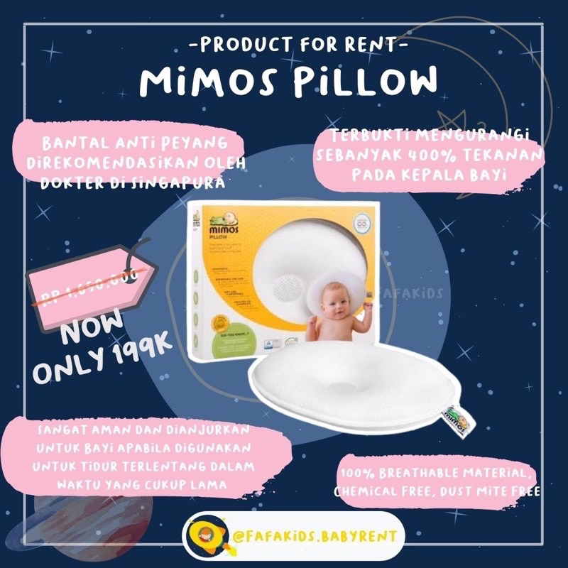 SEWA Mimospillow / Bantal MIMOS PILLOW Original / Bantal Peyang