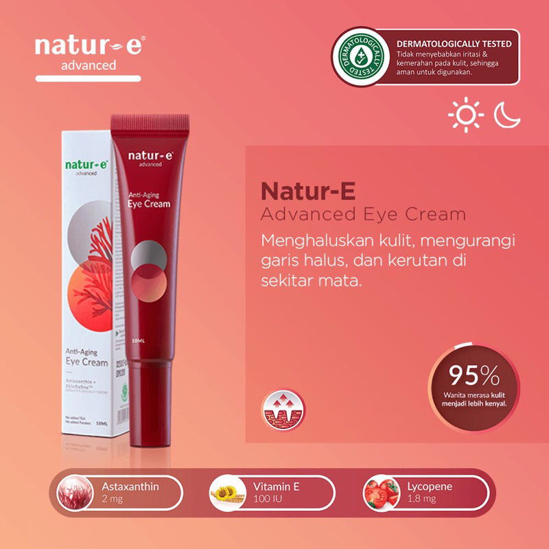 NATUR E EYE CREAM ANTI AGING 15ml / NATUR E KRIM MATA
