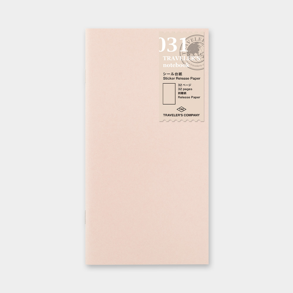 

Travelers Notebook 031 - Refill Sticker Release Paper