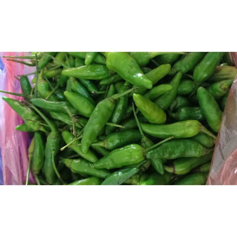 

lombok ijo rawit/cabe rawit ijo segar 250gr