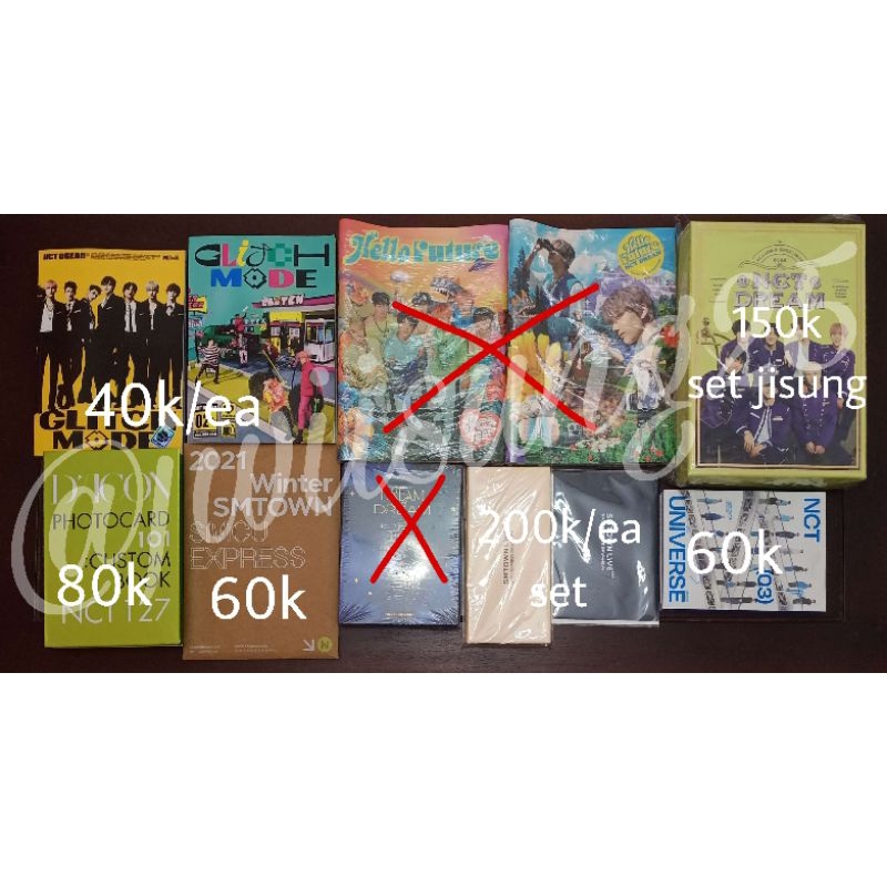 album pb universe, dicon binder nct 127 preloved