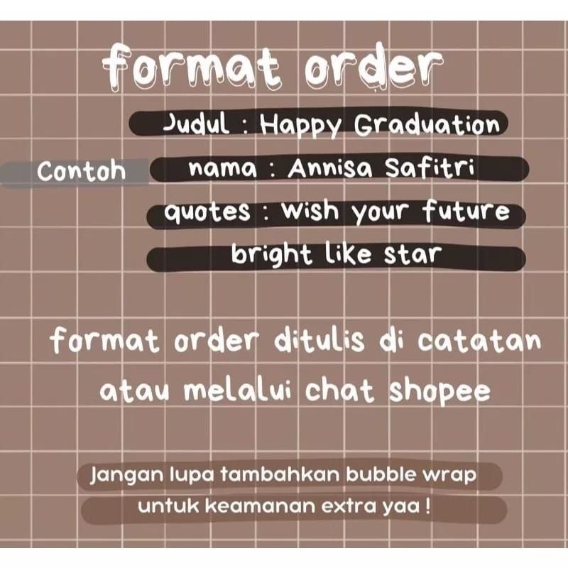 ID AKRILIK LAMPU CUSTOM UKURAN A6 LAMPU AKRILIK KADO HAMPERS