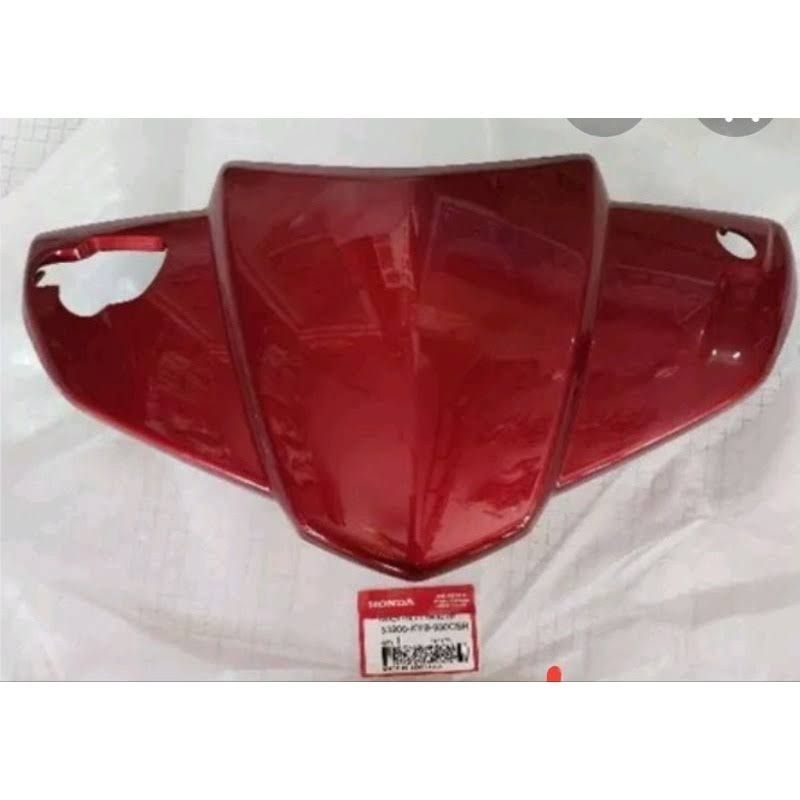 cover batok depan vario karbu merah marun / 53205-KVB-930CSR
