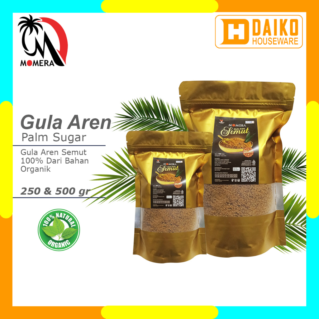 

Gula Aren Semut Organik 250gr & 500 gr - Gula Aren Bubuk Natural - Palm Sugar Organic