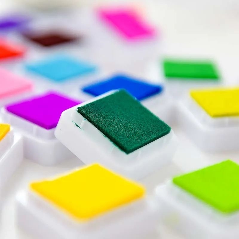 

Mini Stamp Pad Ink Bantalan Tinta Mini