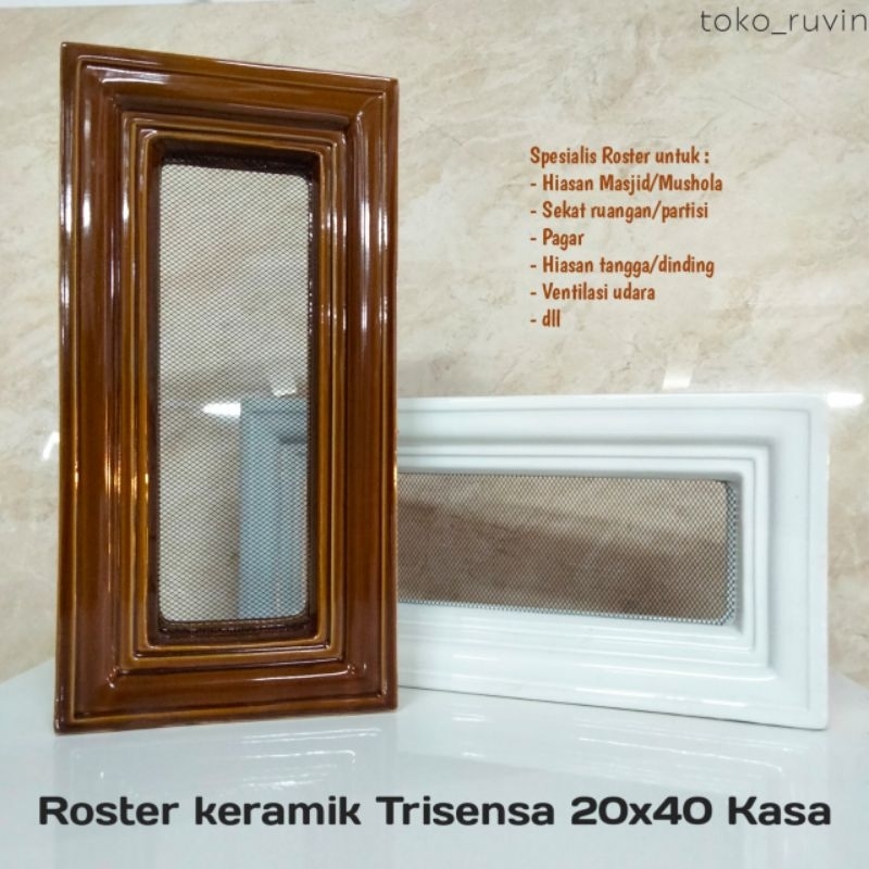Roster RO-137 / Loster keramik trisensa / lubang angin angin 20x40