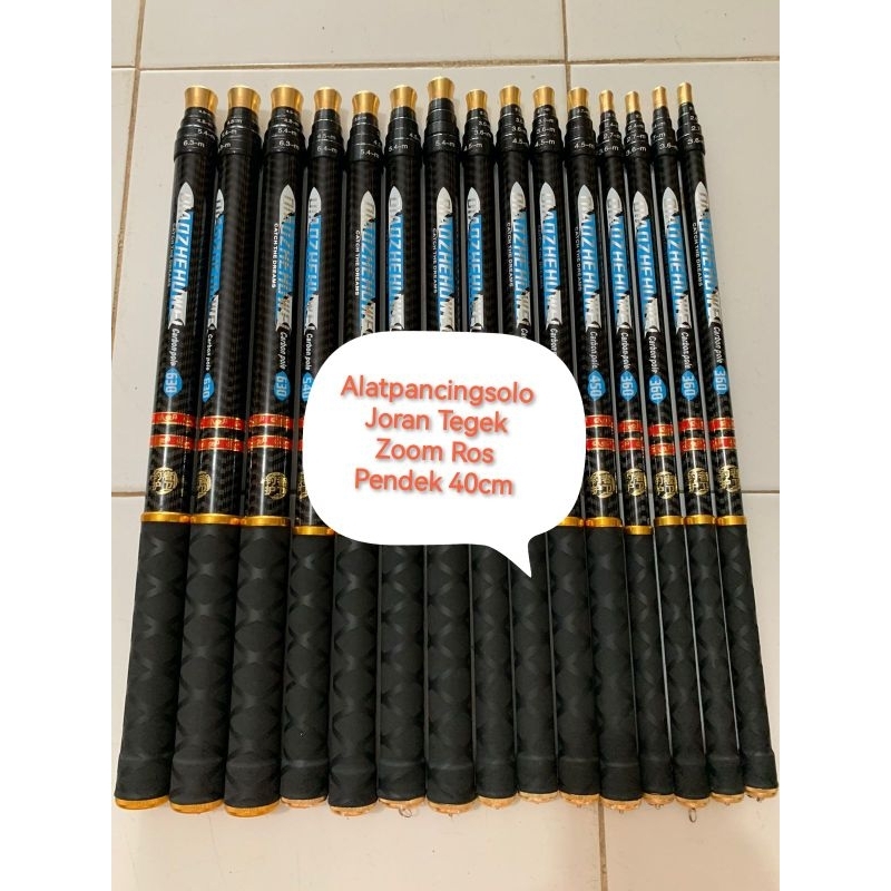 Joran Tegek Zoom Ros Pendek 40cm Kuat dan Berkualitas 360-630