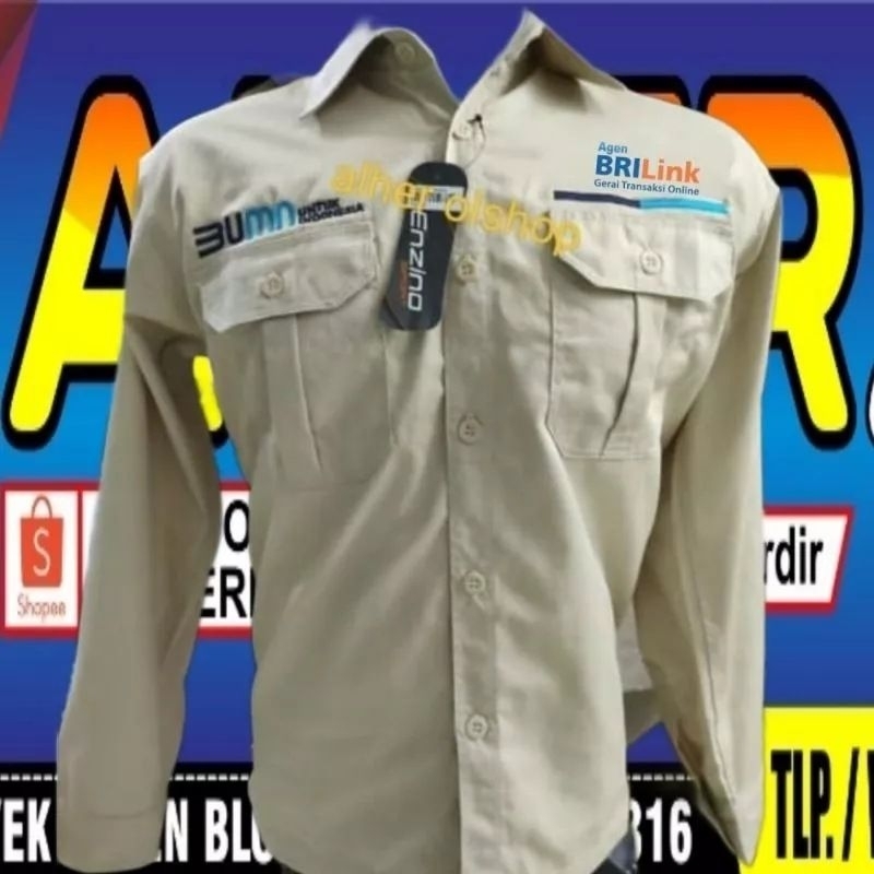 Kemeja BUMN kemeja agen brilink baju brilink seragam brilink Pdh brilink kemeja kerja brilink baju k