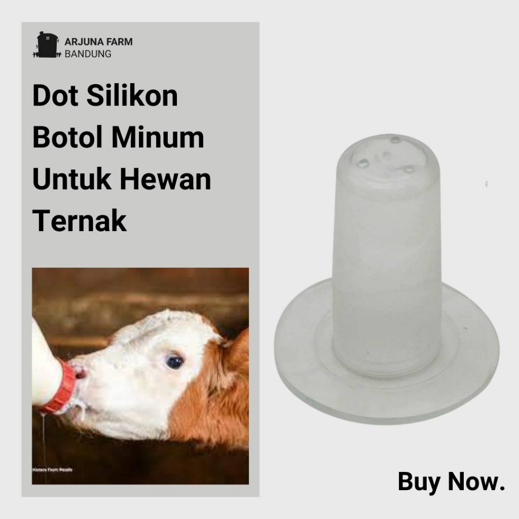 Dot Botol Pedet Sapi Kuda Kerbau Dinosaurus Brontosaurus Dot Silikon Cod Dan Berkualitas