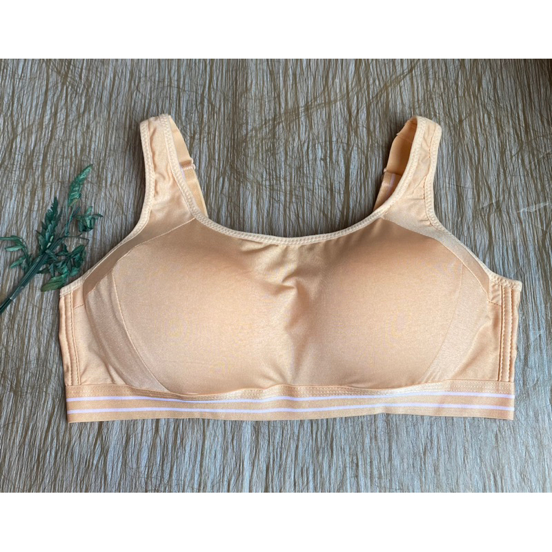 PIERRE CARDIN SPORT BRA BH TANPA KAWAT BUSA TIPIS SIZE 34C