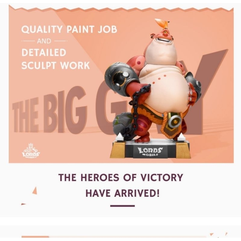 Lords Mobile The Big Guy Figure (Victory)