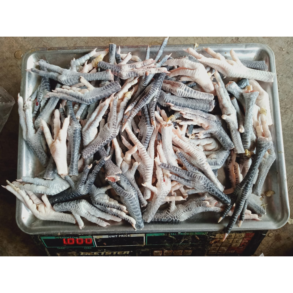 ceker ayam kampung isi 1kg 40 biji lebih/ceker ayam kampung murah/ceker ayam kampung 1kg/