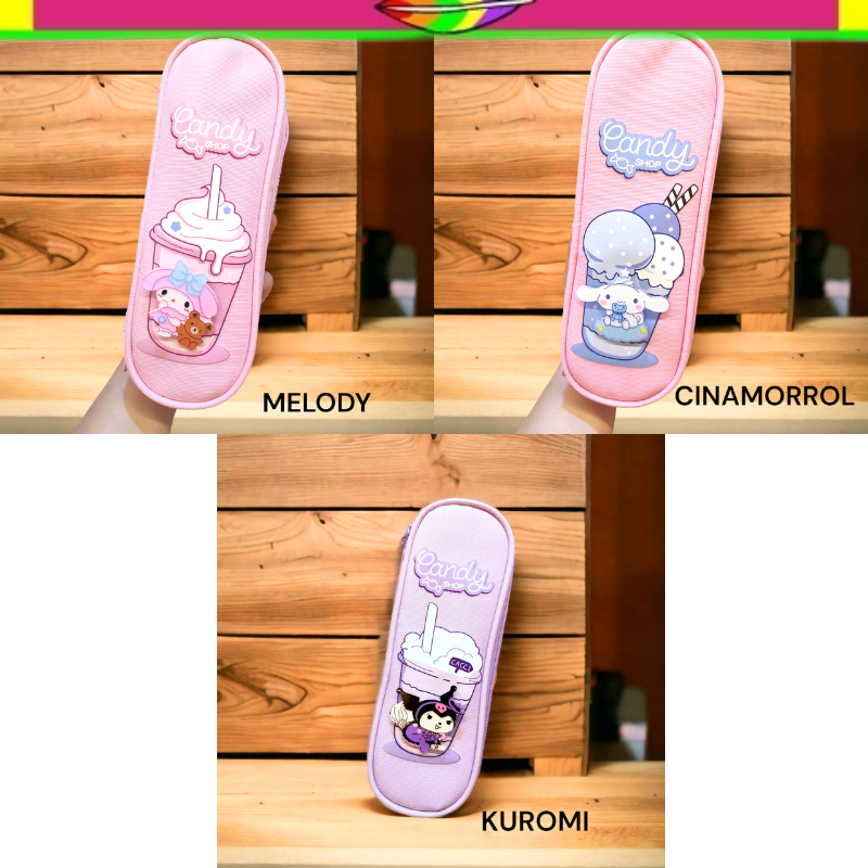 

KOTAK PENSIL KAIN SANRIO PIN LUCU TEMPAT PENSIL LUCU KUROMI PENSIL CASE CINAMORROL PERLENGKAPAN SEKOLAH KADO ANAK KUROMI MELODY @khemikoshopping