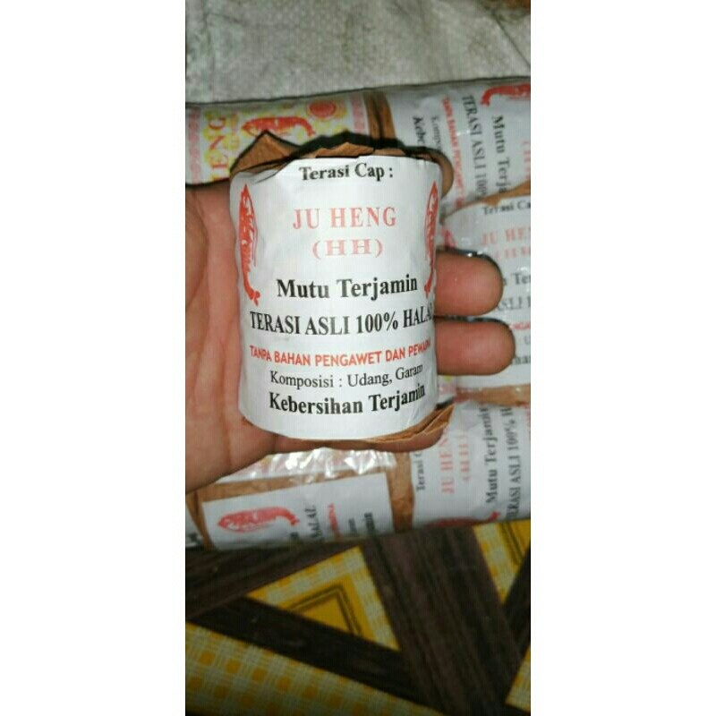 

Terasi Udang Asli 100% berat 150 Gram