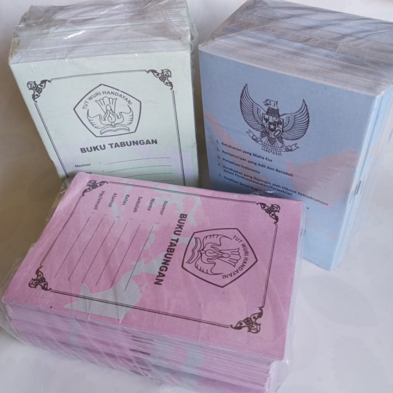 

buku tabungan sekolah isi 50 pcs