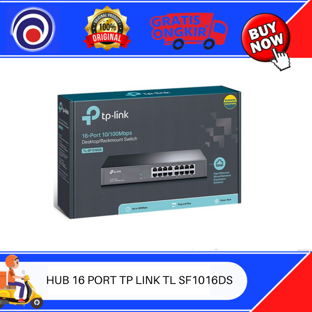 HUB 16 PORT TP LINK TL SF1016DS