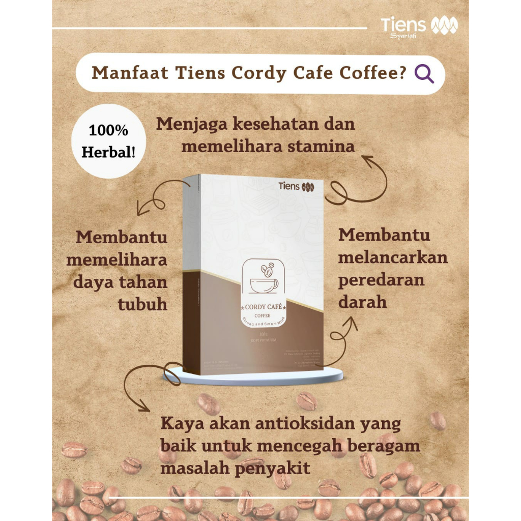 

Cordy Cafe Coffe - Kopi Stamina Pria dan Wanita - Cordyseps Kopi - Coffe Original Termurah