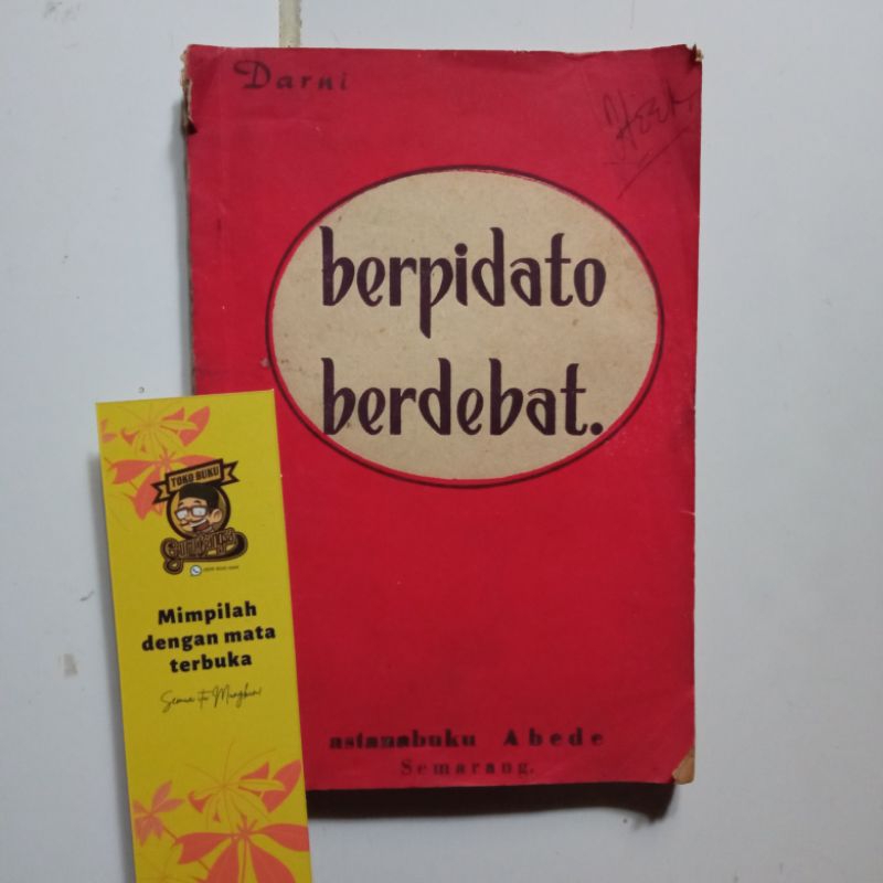 Buku Berpidato Berdebat