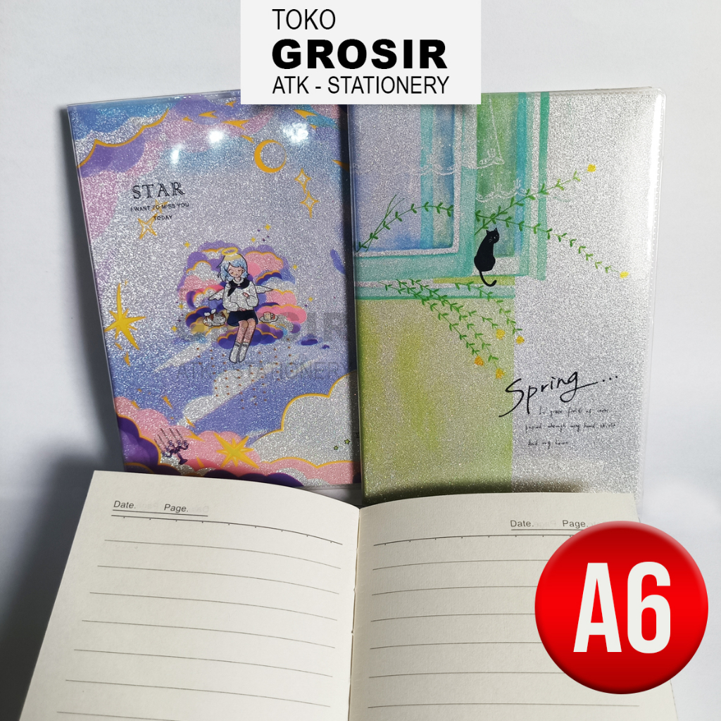 NOTES/NOTEBOOK GLITER MINI JT7050 BUKU CATATAN MINI GLITTER