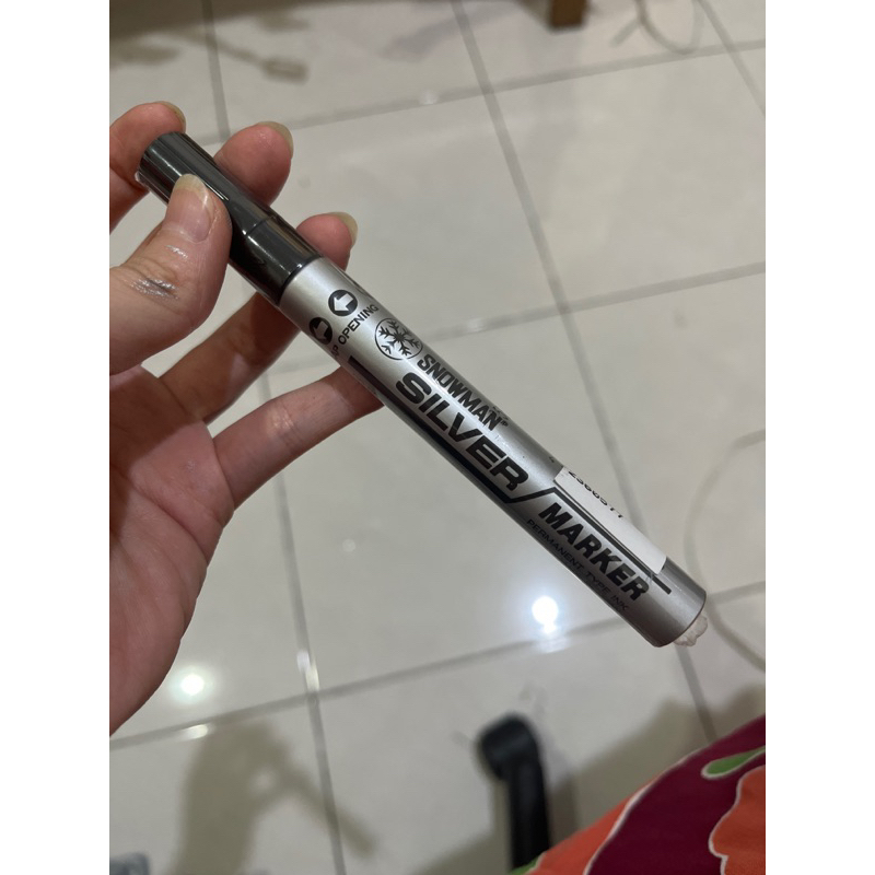 

NEW SPIDOL SNOWMAN SILVER MARKER PERMANEN ORIGINAL