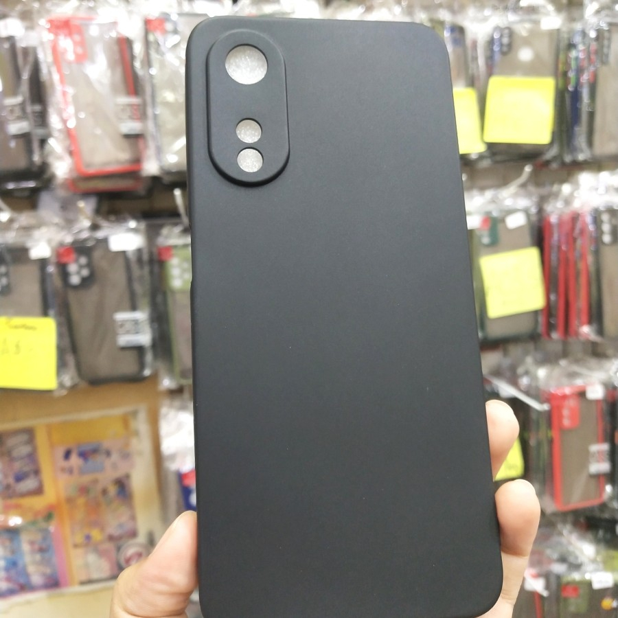 OPPO A60 NFC A78 5G A95 A74 4G A74 5G CASE SOFTCASE FULL BLACK PREMIUM MACARON PROTECT CAMERA