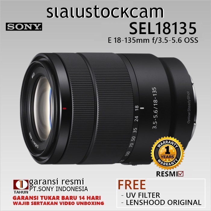 Sony E 18-135mm f3.5-5.6 OSS Sony E 18-135 mm OSS GARANSI RESMI