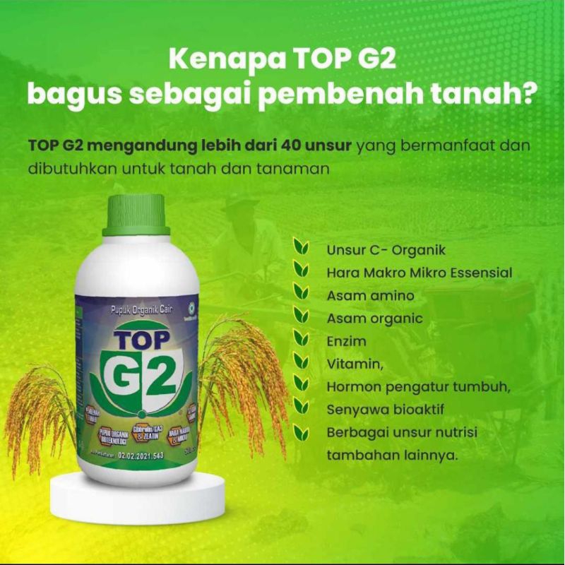PUPUK ORGANIK CAIR TOP G2