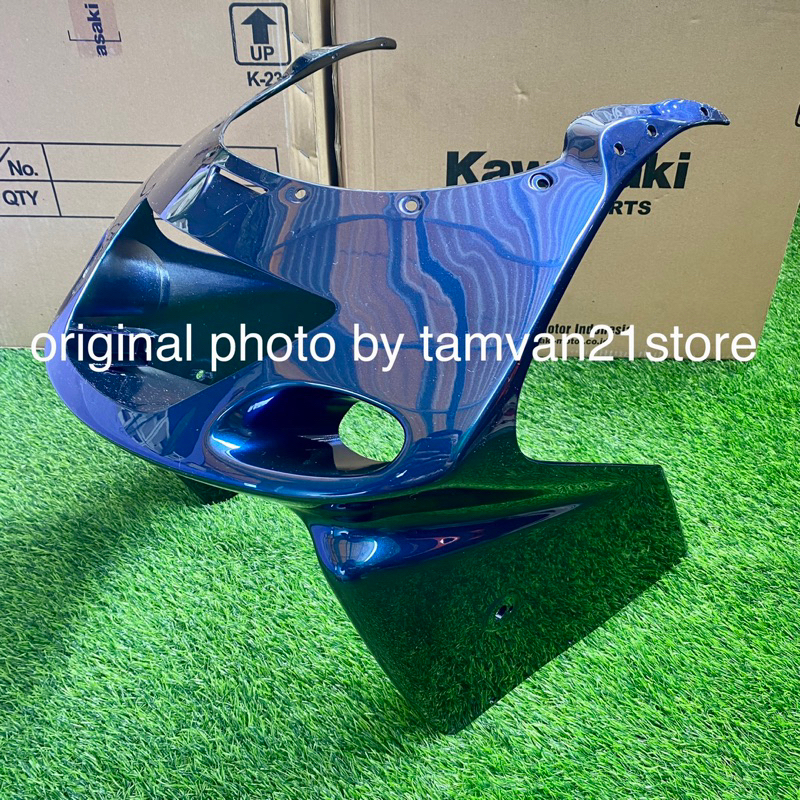 BATOK FAIRING DEPAN NINJA RR OLD BIRU NAVY ORIGINAL