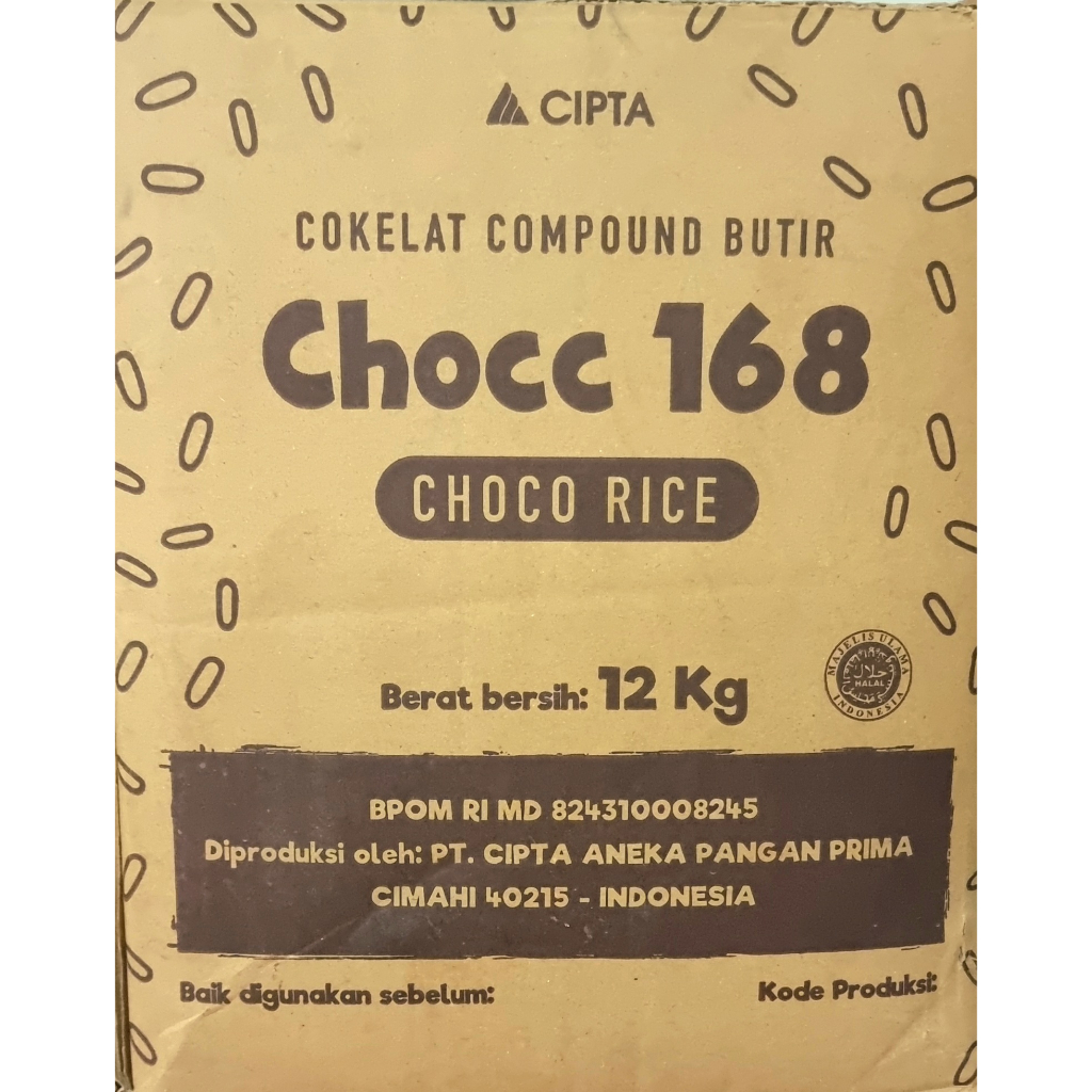 

meses coklat chocc 168 repack 1kg