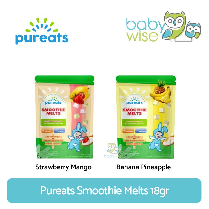Pureats Smoothie Melts 18gr - Snack Anak Bayi