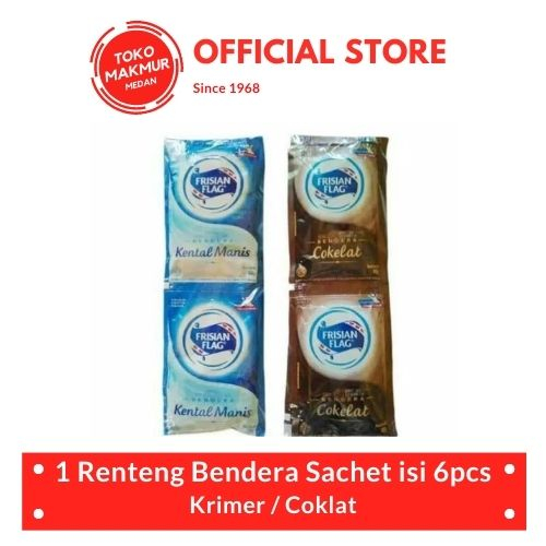 

1 RENCENG BENDERA SACHET 40GR ISI 6 SACHET