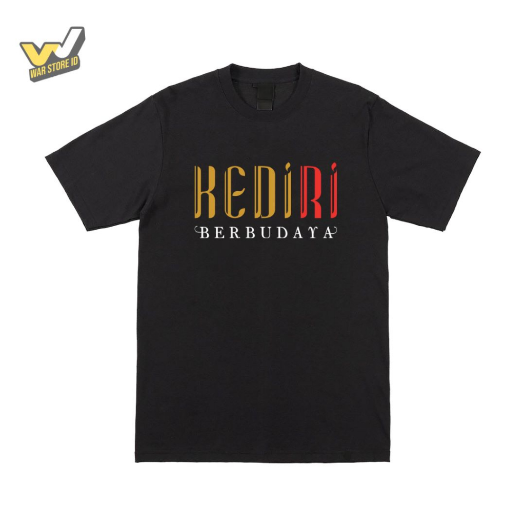 Kaos Kediri Berbudaya / Kaos Kediri Combed 24S