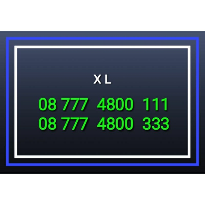 Perdana XL Nomor Cantik & Rapi Seri Double Triple