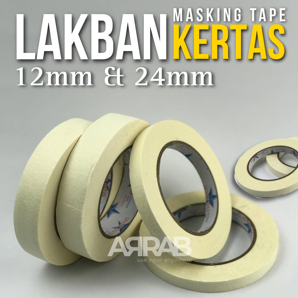 

Lakban Kertas/Masking tape/iSolasi Kertas